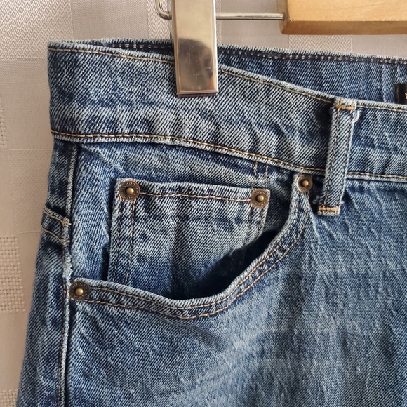 MODERN AMERICAN Denim Walking Shorts Pre-washed SAVANNAH High Wide Rhiannon 30 - Picture 5 of 11